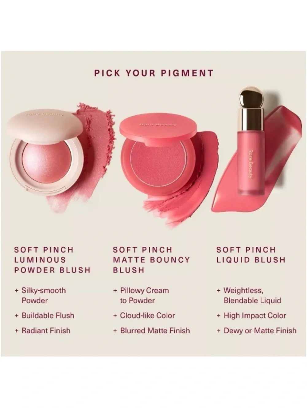 Rare Beauty Cream Blush - Rosy Pink